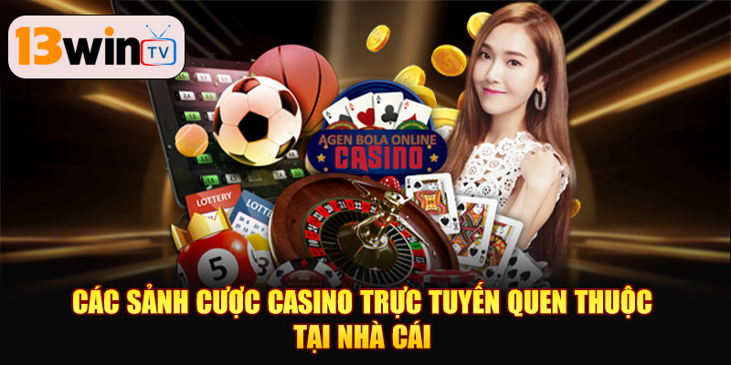 Top trò chơi Casino 13win